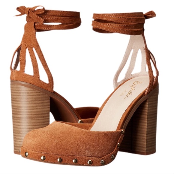 Seychelles Shoes - Seychelles Drift Dress Pumps With Ankle Tie
